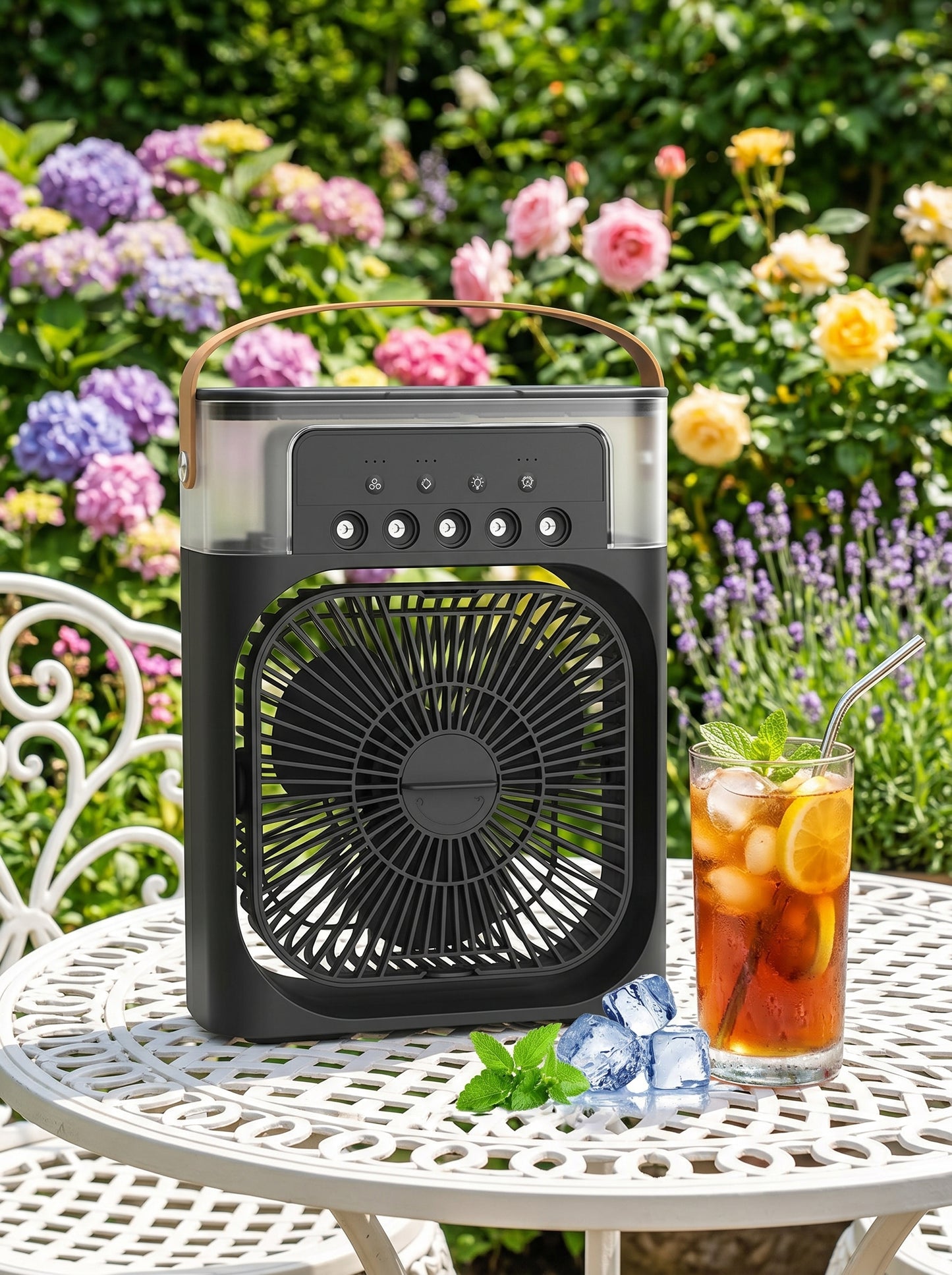 Portable Mini Air Cooler Fan – Outdoor & Garden Edition
