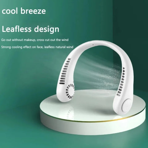 X5 Bladeless Hanging Neck Fan – Portable Rechargeable