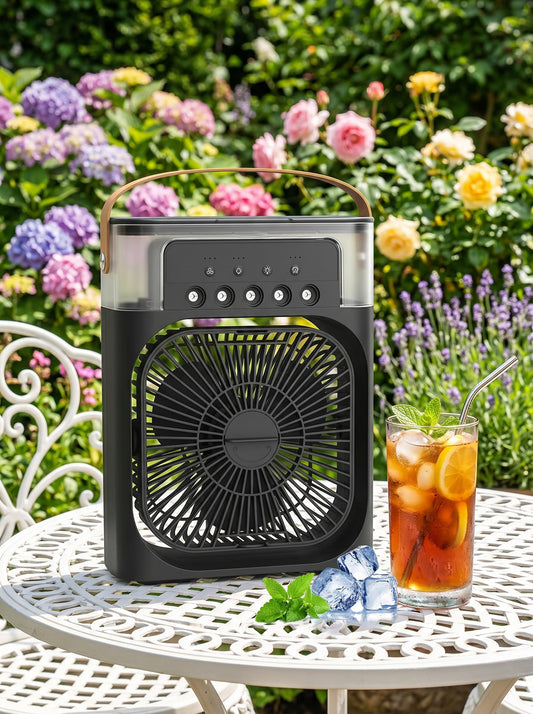Portable Mini Air Cooler Fan – Outdoor & Garden Edition
