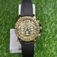 DAYTONE EYE OF THE TIGER GOLD-RUBBER STRAP ROLEX WATCH