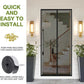 (Free Deliverey) Mosquito Door Net Mesh Screen – Magnetic Hands Free Closer